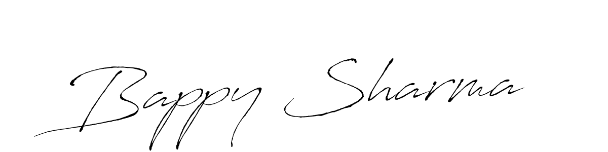 Design your own signature with our free online signature maker. With this signature software, you can create a handwritten (Antro_Vectra) signature for name Bappy Sharma. Bappy Sharma signature style 6 images and pictures png