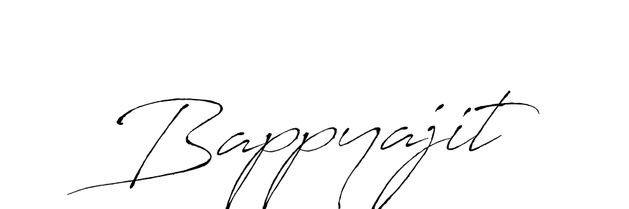 How to make Bappyajit signature? Antro_Vectra is a professional autograph style. Create handwritten signature for Bappyajit name. Bappyajit signature style 6 images and pictures png