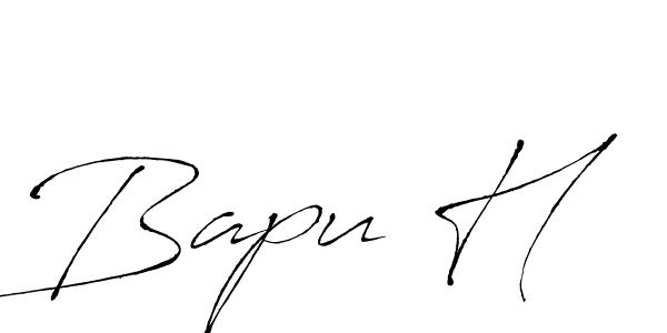 How to Draw Bapu H signature style? Antro_Vectra is a latest design signature styles for name Bapu H. Bapu H signature style 6 images and pictures png