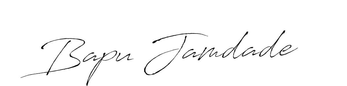 How to make Bapu Jamdade signature? Antro_Vectra is a professional autograph style. Create handwritten signature for Bapu Jamdade name. Bapu Jamdade signature style 6 images and pictures png