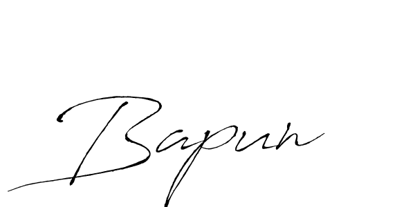 Bapun  stylish signature style. Best Handwritten Sign (Antro_Vectra) for my name. Handwritten Signature Collection Ideas for my name Bapun . Bapun  signature style 6 images and pictures png