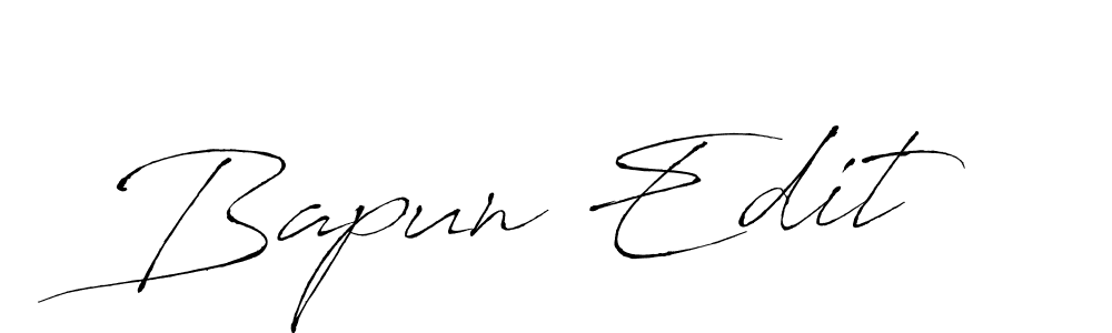 Design your own signature with our free online signature maker. With this signature software, you can create a handwritten (Antro_Vectra) signature for name Bapun Edit. Bapun Edit signature style 6 images and pictures png