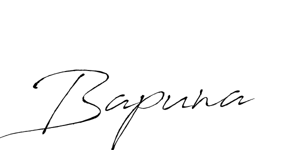 Bapuna stylish signature style. Best Handwritten Sign (Antro_Vectra) for my name. Handwritten Signature Collection Ideas for my name Bapuna. Bapuna signature style 6 images and pictures png