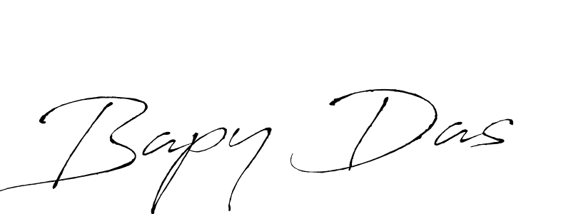 You should practise on your own different ways (Antro_Vectra) to write your name (Bapy Das) in signature. don't let someone else do it for you. Bapy Das signature style 6 images and pictures png