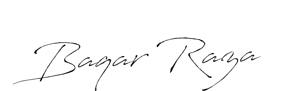 Use a signature maker to create a handwritten signature online. With this signature software, you can design (Antro_Vectra) your own signature for name Baqar Raza. Baqar Raza signature style 6 images and pictures png