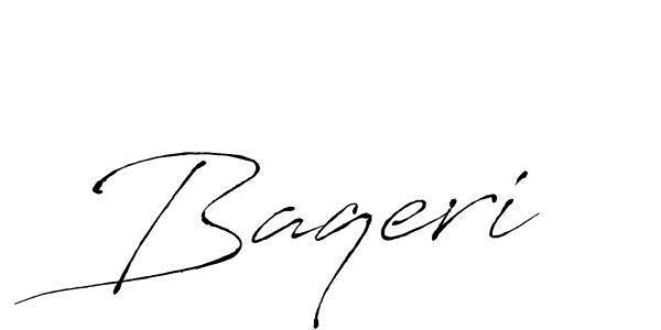 Baqeri stylish signature style. Best Handwritten Sign (Antro_Vectra) for my name. Handwritten Signature Collection Ideas for my name Baqeri. Baqeri signature style 6 images and pictures png
