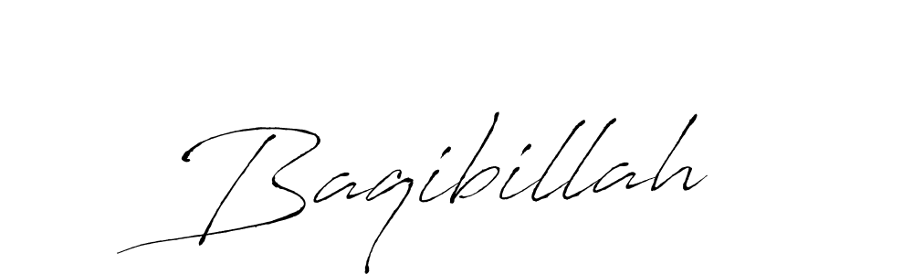 Make a beautiful signature design for name Baqibillah. With this signature (Antro_Vectra) style, you can create a handwritten signature for free. Baqibillah signature style 6 images and pictures png