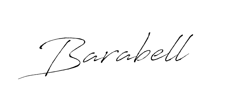 Make a beautiful signature design for name Barabell. With this signature (Antro_Vectra) style, you can create a handwritten signature for free. Barabell signature style 6 images and pictures png