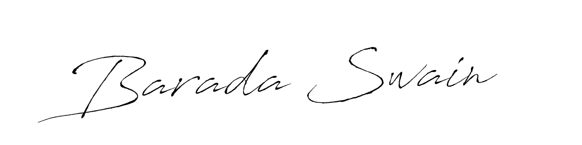 Make a beautiful signature design for name Barada Swain. With this signature (Antro_Vectra) style, you can create a handwritten signature for free. Barada Swain signature style 6 images and pictures png