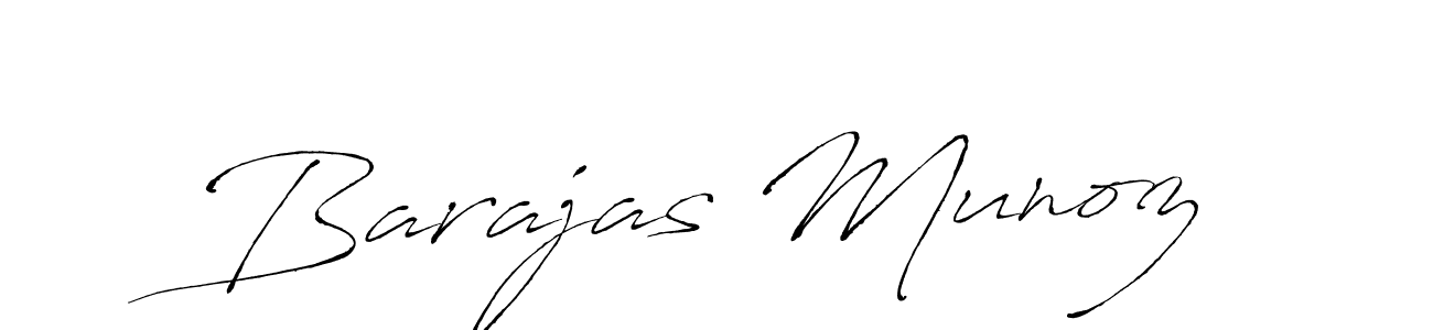 Design your own signature with our free online signature maker. With this signature software, you can create a handwritten (Antro_Vectra) signature for name Barajas Munoz. Barajas Munoz signature style 6 images and pictures png