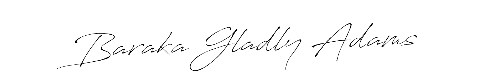 Make a beautiful signature design for name Baraka Gladly Adams. Use this online signature maker to create a handwritten signature for free. Baraka Gladly Adams signature style 6 images and pictures png