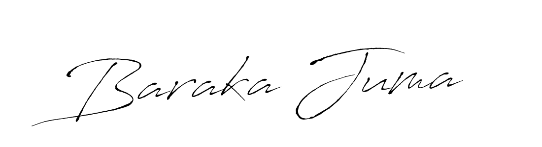 Design your own signature with our free online signature maker. With this signature software, you can create a handwritten (Antro_Vectra) signature for name Baraka Juma. Baraka Juma signature style 6 images and pictures png