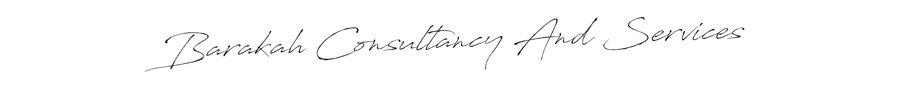 The best way (Antro_Vectra) to make a short signature is to pick only two or three words in your name. The name Barakah Consultancy And Services include a total of six letters. For converting this name. Barakah Consultancy And Services signature style 6 images and pictures png