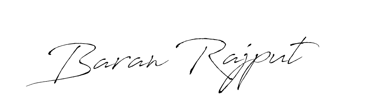 How to make Baran Rajput name signature. Use Antro_Vectra style for creating short signs online. This is the latest handwritten sign. Baran Rajput signature style 6 images and pictures png