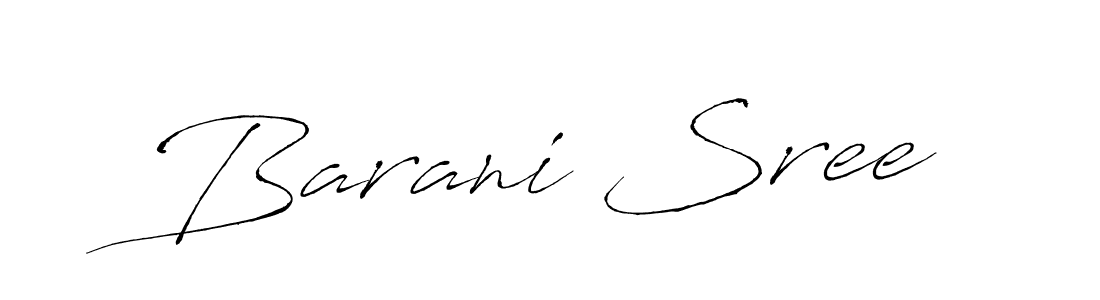 The best way (Antro_Vectra) to make a short signature is to pick only two or three words in your name. The name Barani Sree include a total of six letters. For converting this name. Barani Sree signature style 6 images and pictures png