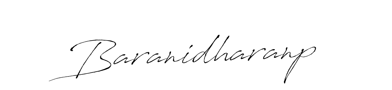 Design your own signature with our free online signature maker. With this signature software, you can create a handwritten (Antro_Vectra) signature for name Baranidharanp. Baranidharanp signature style 6 images and pictures png