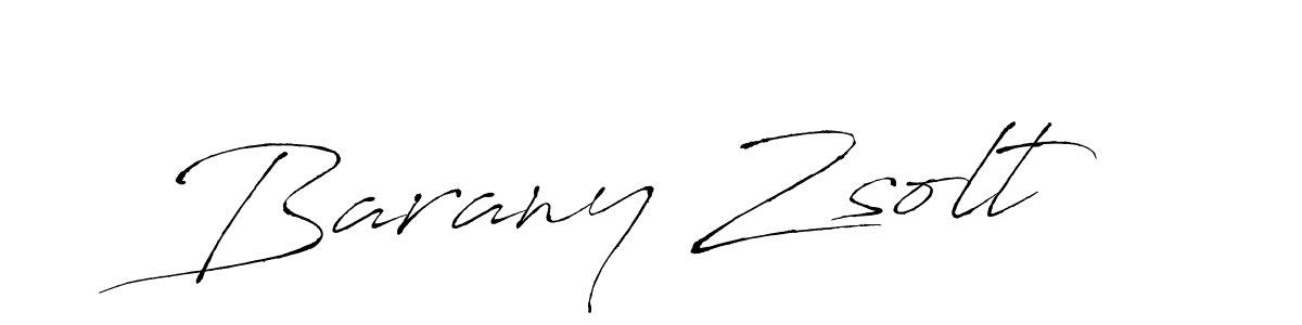 Use a signature maker to create a handwritten signature online. With this signature software, you can design (Antro_Vectra) your own signature for name Barany Zsolt. Barany Zsolt signature style 6 images and pictures png