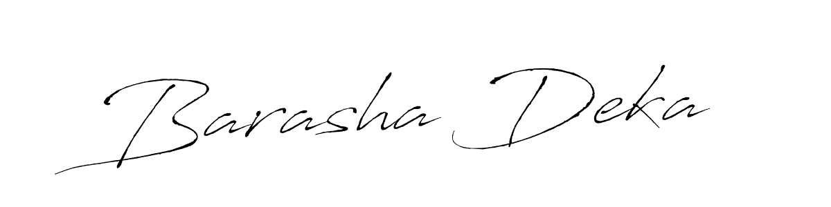 The best way (Antro_Vectra) to make a short signature is to pick only two or three words in your name. The name Barasha Deka include a total of six letters. For converting this name. Barasha Deka signature style 6 images and pictures png