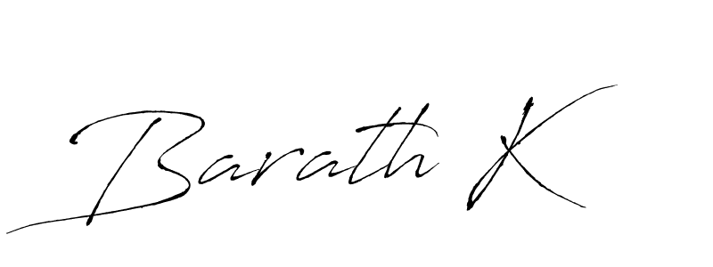 You can use this online signature creator to create a handwritten signature for the name Barath K. This is the best online autograph maker. Barath K signature style 6 images and pictures png