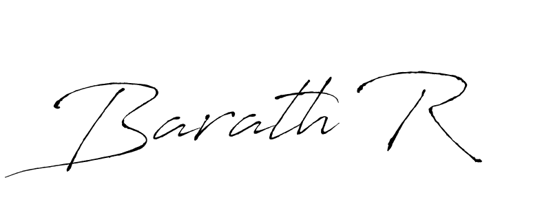 Barath R stylish signature style. Best Handwritten Sign (Antro_Vectra) for my name. Handwritten Signature Collection Ideas for my name Barath R. Barath R signature style 6 images and pictures png