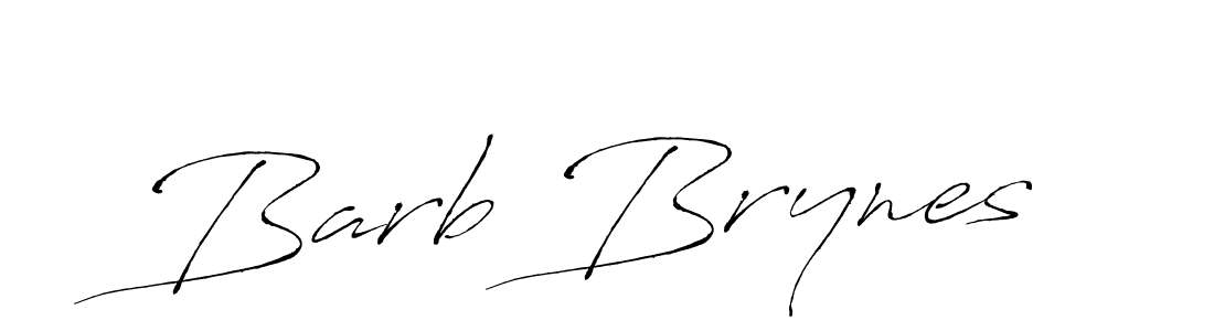 You should practise on your own different ways (Antro_Vectra) to write your name (Barb Brynes) in signature. don't let someone else do it for you. Barb Brynes signature style 6 images and pictures png