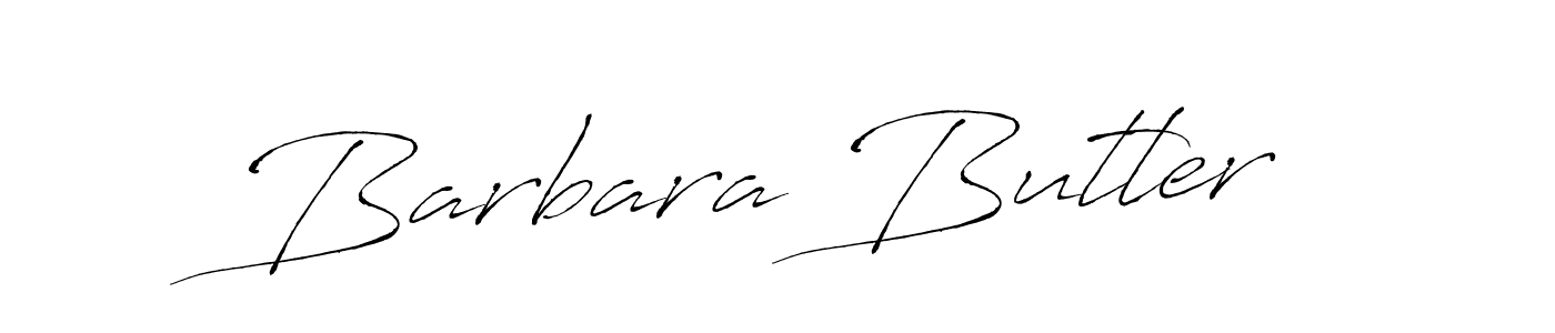Barbara Butler stylish signature style. Best Handwritten Sign (Antro_Vectra) for my name. Handwritten Signature Collection Ideas for my name Barbara Butler. Barbara Butler signature style 6 images and pictures png
