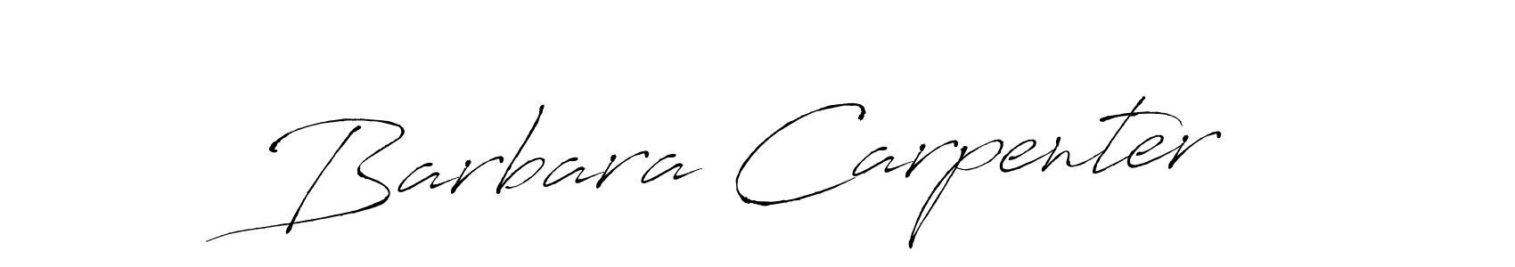 Barbara Carpenter stylish signature style. Best Handwritten Sign (Antro_Vectra) for my name. Handwritten Signature Collection Ideas for my name Barbara Carpenter. Barbara Carpenter signature style 6 images and pictures png