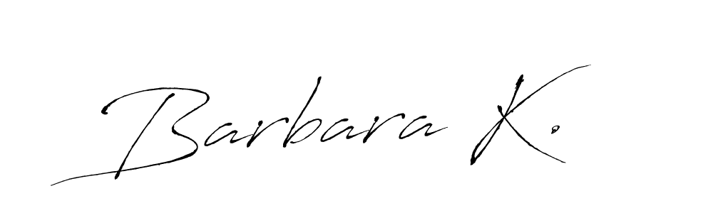 Also we have Barbara K. name is the best signature style. Create professional handwritten signature collection using Antro_Vectra autograph style. Barbara K. signature style 6 images and pictures png