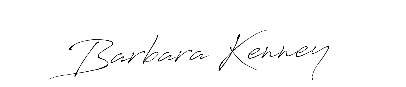 How to make Barbara Kenney name signature. Use Antro_Vectra style for creating short signs online. This is the latest handwritten sign. Barbara Kenney signature style 6 images and pictures png