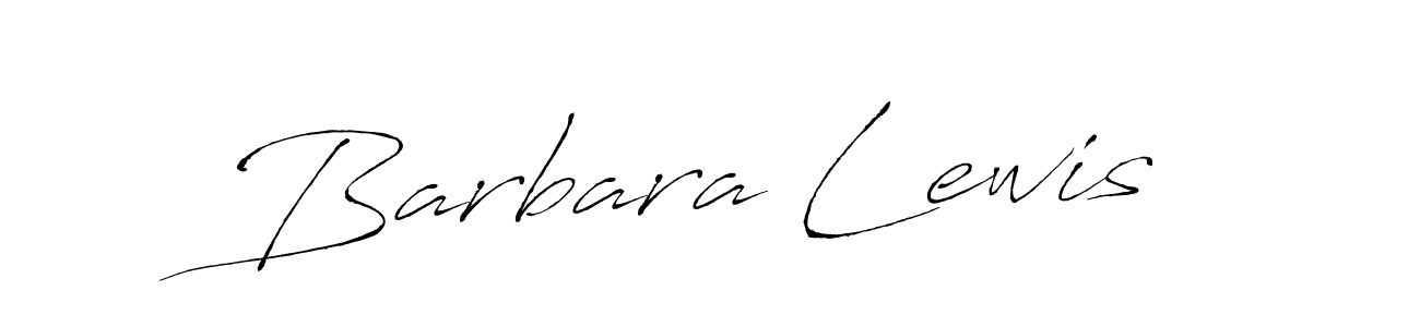 Barbara Lewis stylish signature style. Best Handwritten Sign (Antro_Vectra) for my name. Handwritten Signature Collection Ideas for my name Barbara Lewis. Barbara Lewis signature style 6 images and pictures png