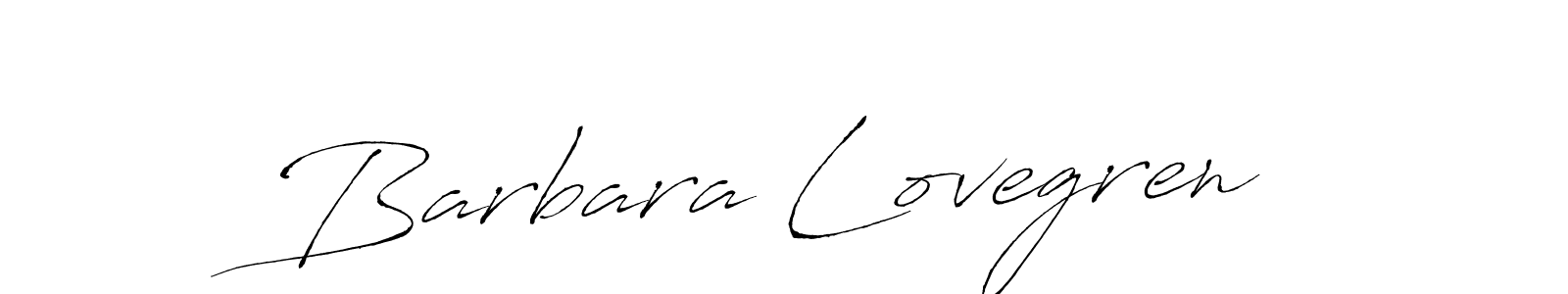 Make a beautiful signature design for name Barbara Lovegren. With this signature (Antro_Vectra) style, you can create a handwritten signature for free. Barbara Lovegren signature style 6 images and pictures png