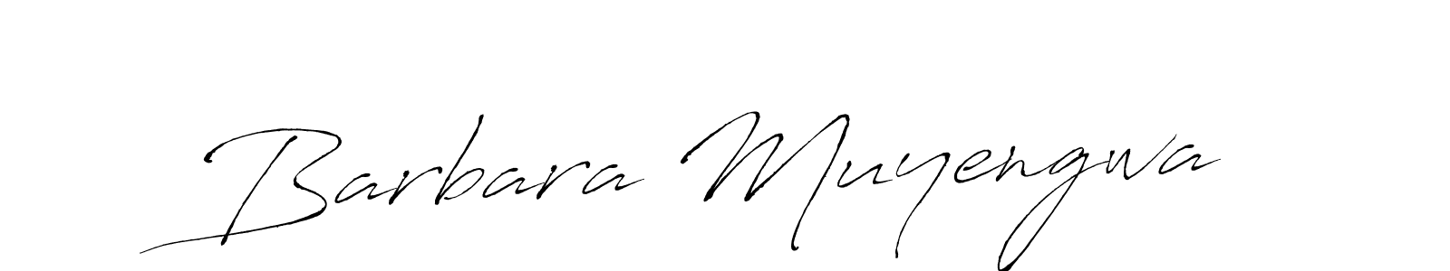 Barbara Muyengwa stylish signature style. Best Handwritten Sign (Antro_Vectra) for my name. Handwritten Signature Collection Ideas for my name Barbara Muyengwa. Barbara Muyengwa signature style 6 images and pictures png