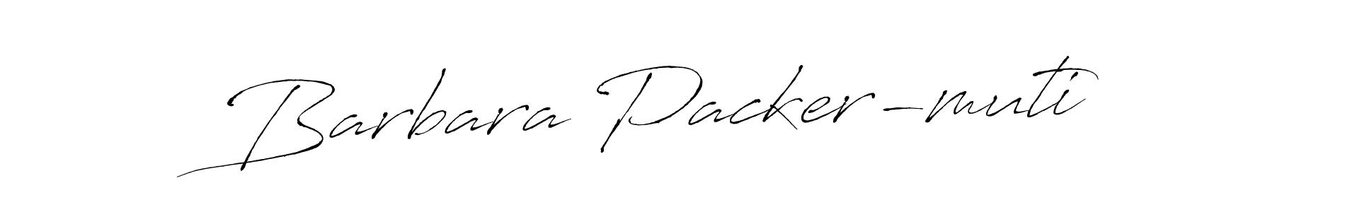 Use a signature maker to create a handwritten signature online. With this signature software, you can design (Antro_Vectra) your own signature for name Barbara Packer-muti. Barbara Packer-muti signature style 6 images and pictures png