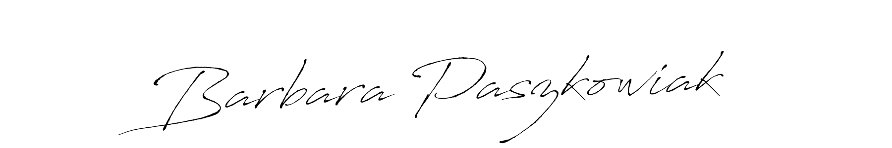 Make a beautiful signature design for name Barbara Paszkowiak. With this signature (Antro_Vectra) style, you can create a handwritten signature for free. Barbara Paszkowiak signature style 6 images and pictures png