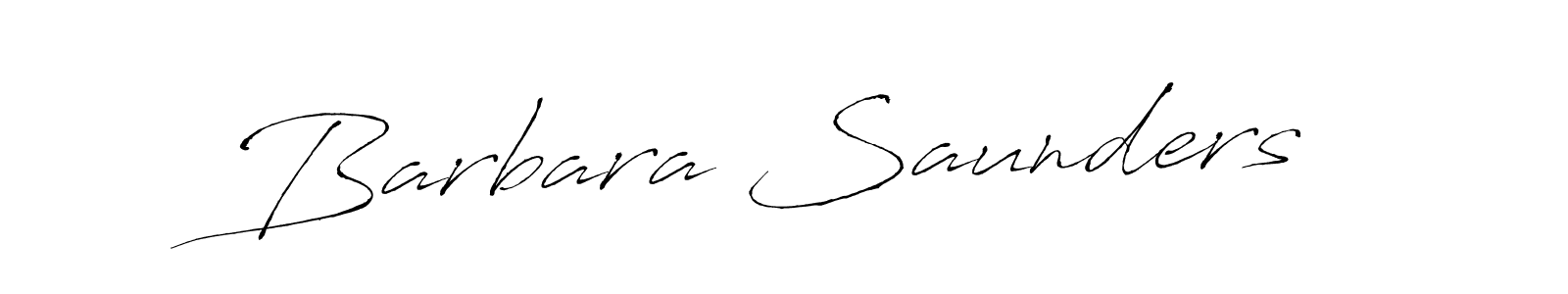 Make a beautiful signature design for name Barbara Saunders. With this signature (Antro_Vectra) style, you can create a handwritten signature for free. Barbara Saunders signature style 6 images and pictures png