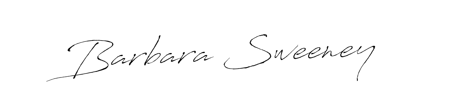 Create a beautiful signature design for name Barbara Sweeney. With this signature (Antro_Vectra) fonts, you can make a handwritten signature for free. Barbara Sweeney signature style 6 images and pictures png