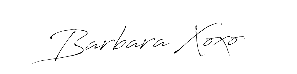 How to make Barbara Xoxo signature? Antro_Vectra is a professional autograph style. Create handwritten signature for Barbara Xoxo name. Barbara Xoxo signature style 6 images and pictures png
