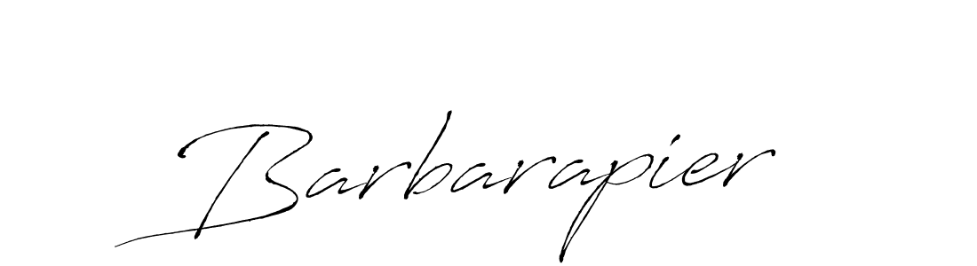 Also we have Barbarapier name is the best signature style. Create professional handwritten signature collection using Antro_Vectra autograph style. Barbarapier signature style 6 images and pictures png