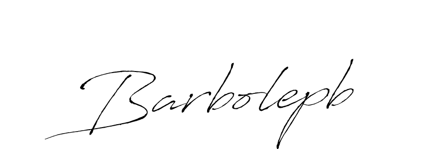 Create a beautiful signature design for name Barbolepb. With this signature (Antro_Vectra) fonts, you can make a handwritten signature for free. Barbolepb signature style 6 images and pictures png