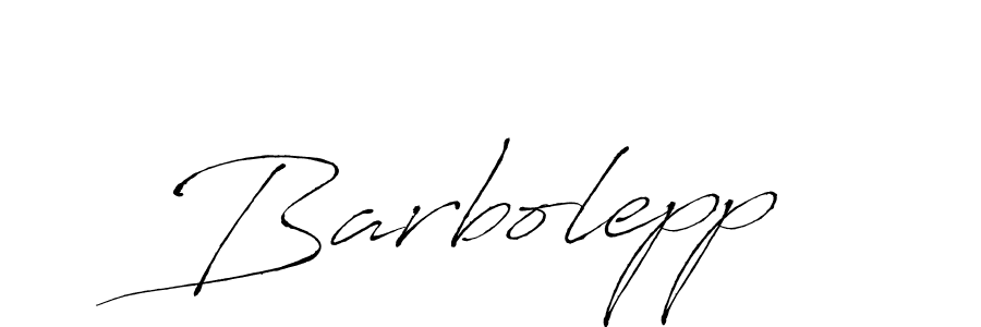 How to make Barbolepp name signature. Use Antro_Vectra style for creating short signs online. This is the latest handwritten sign. Barbolepp signature style 6 images and pictures png