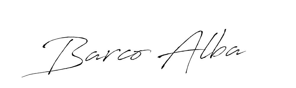 Also we have Barco Alba name is the best signature style. Create professional handwritten signature collection using Antro_Vectra autograph style. Barco Alba signature style 6 images and pictures png