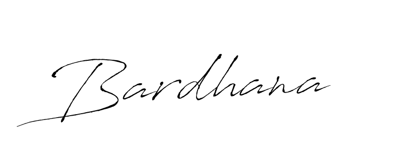 Create a beautiful signature design for name Bardhana. With this signature (Antro_Vectra) fonts, you can make a handwritten signature for free. Bardhana signature style 6 images and pictures png
