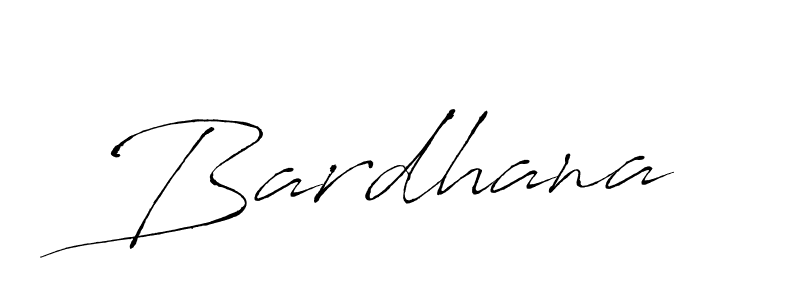 Create a beautiful signature design for name Bardhana. With this signature (Antro_Vectra) fonts, you can make a handwritten signature for free. Bardhana signature style 6 images and pictures png