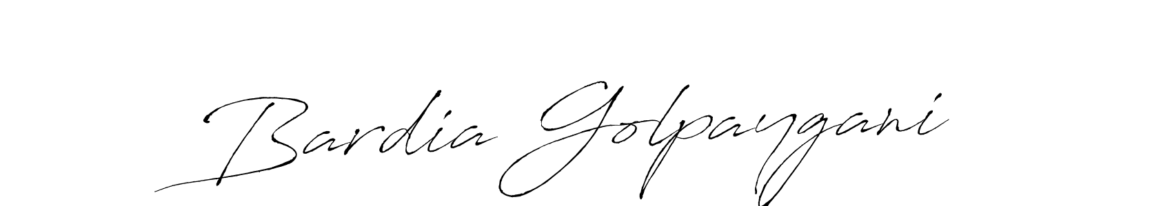 How to make Bardia Golpaygani signature? Antro_Vectra is a professional autograph style. Create handwritten signature for Bardia Golpaygani name. Bardia Golpaygani signature style 6 images and pictures png