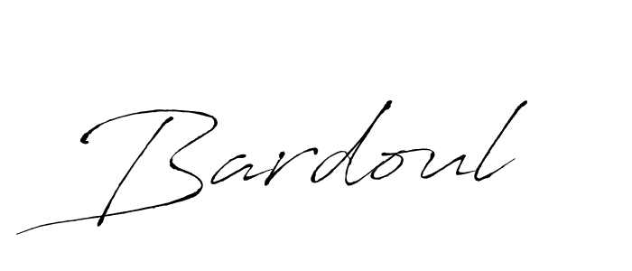 Design your own signature with our free online signature maker. With this signature software, you can create a handwritten (Antro_Vectra) signature for name Bardoul. Bardoul signature style 6 images and pictures png