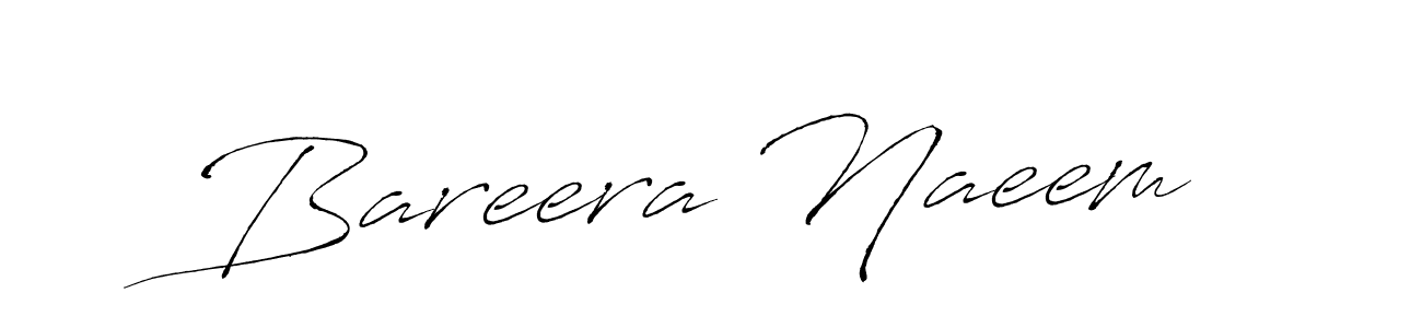 How to make Bareera Naeem signature? Antro_Vectra is a professional autograph style. Create handwritten signature for Bareera Naeem name. Bareera Naeem signature style 6 images and pictures png