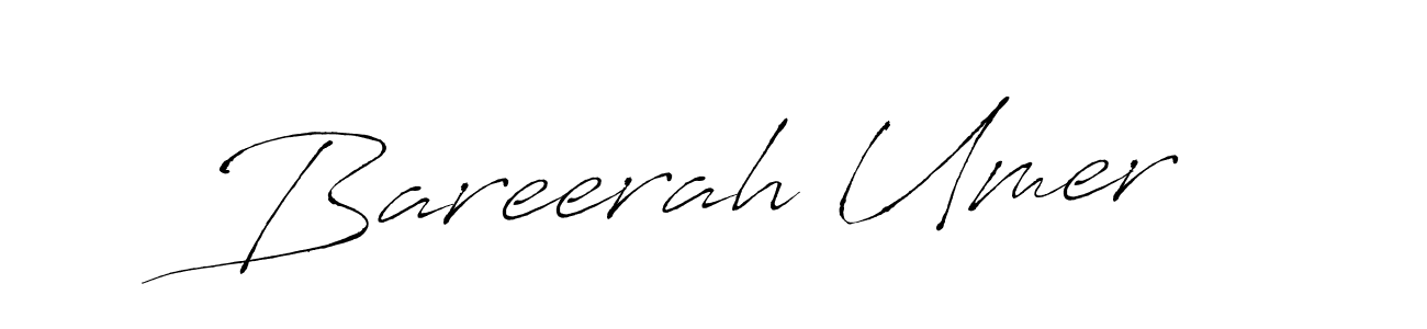 How to make Bareerah Umer signature? Antro_Vectra is a professional autograph style. Create handwritten signature for Bareerah Umer name. Bareerah Umer signature style 6 images and pictures png