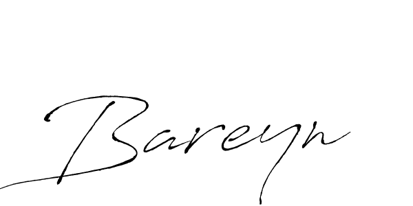 Design your own signature with our free online signature maker. With this signature software, you can create a handwritten (Antro_Vectra) signature for name Bareyn. Bareyn signature style 6 images and pictures png