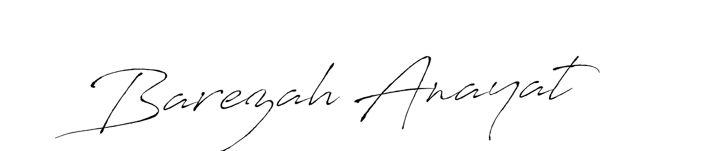 You should practise on your own different ways (Antro_Vectra) to write your name (Barezah Anayat) in signature. don't let someone else do it for you. Barezah Anayat signature style 6 images and pictures png