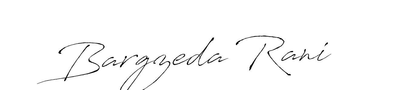 This is the best signature style for the Bargzeda Rani name. Also you like these signature font (Antro_Vectra). Mix name signature. Bargzeda Rani signature style 6 images and pictures png